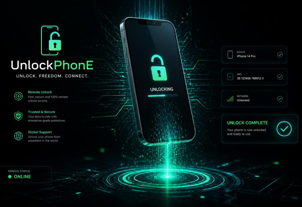 UnlockPhonE remote phone unlocking service
